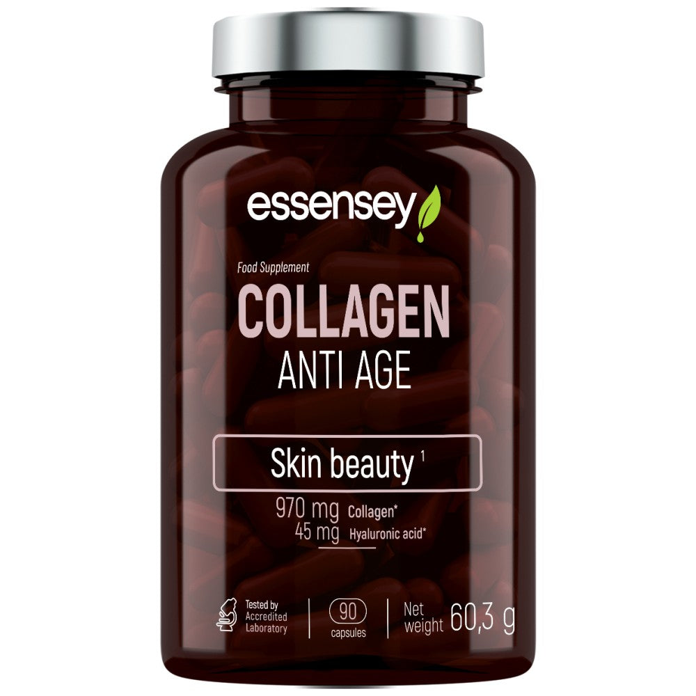 Collagène anti-âge | avec vitamine C et acide hyaluronique - 90 capsules