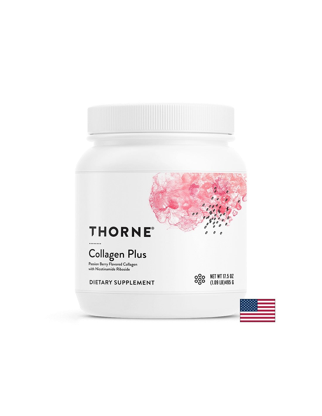 Cheveux, peau, ongles - collagène plus, 495 g de poudre avec arôme de fruits passionnés