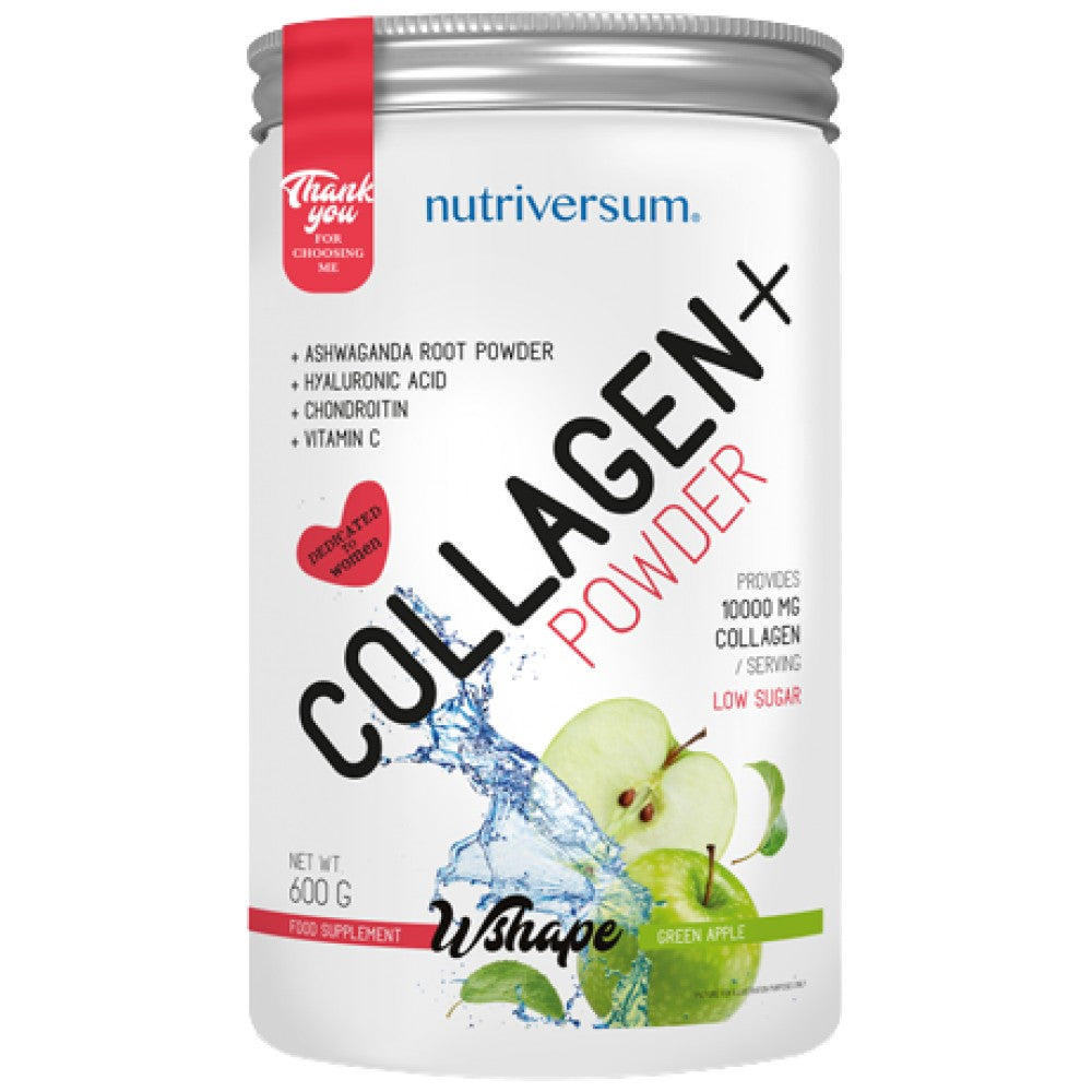 Collagène + poudre | avec de l'acide hyaluronique, de la chondroïtine et de la vitamine C - 600 grammes