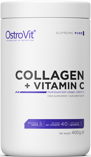 Collagène + vitamine C/poudre - 400 grammes