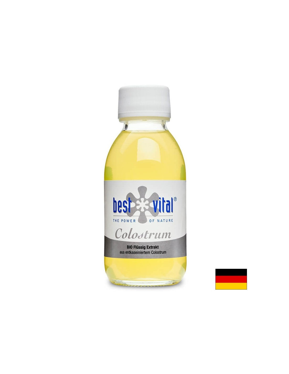 Colostrum organique (liquide) - super biodisponible, riche en facteurs immunitaires naturels, 125 ml