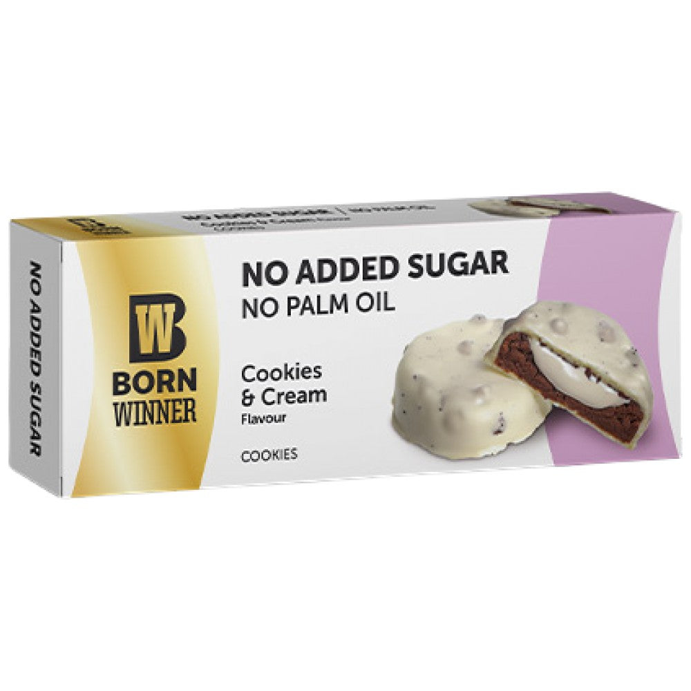 Cookies | Pas de sucre ajouté et d'huile de palme - biscuits et crème - 100 grammes