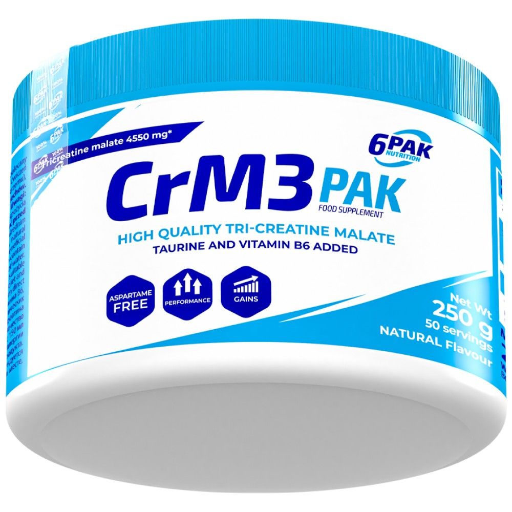 CRM3 PAK (Tri-créatine Malate + Taurine) - 250 grammes