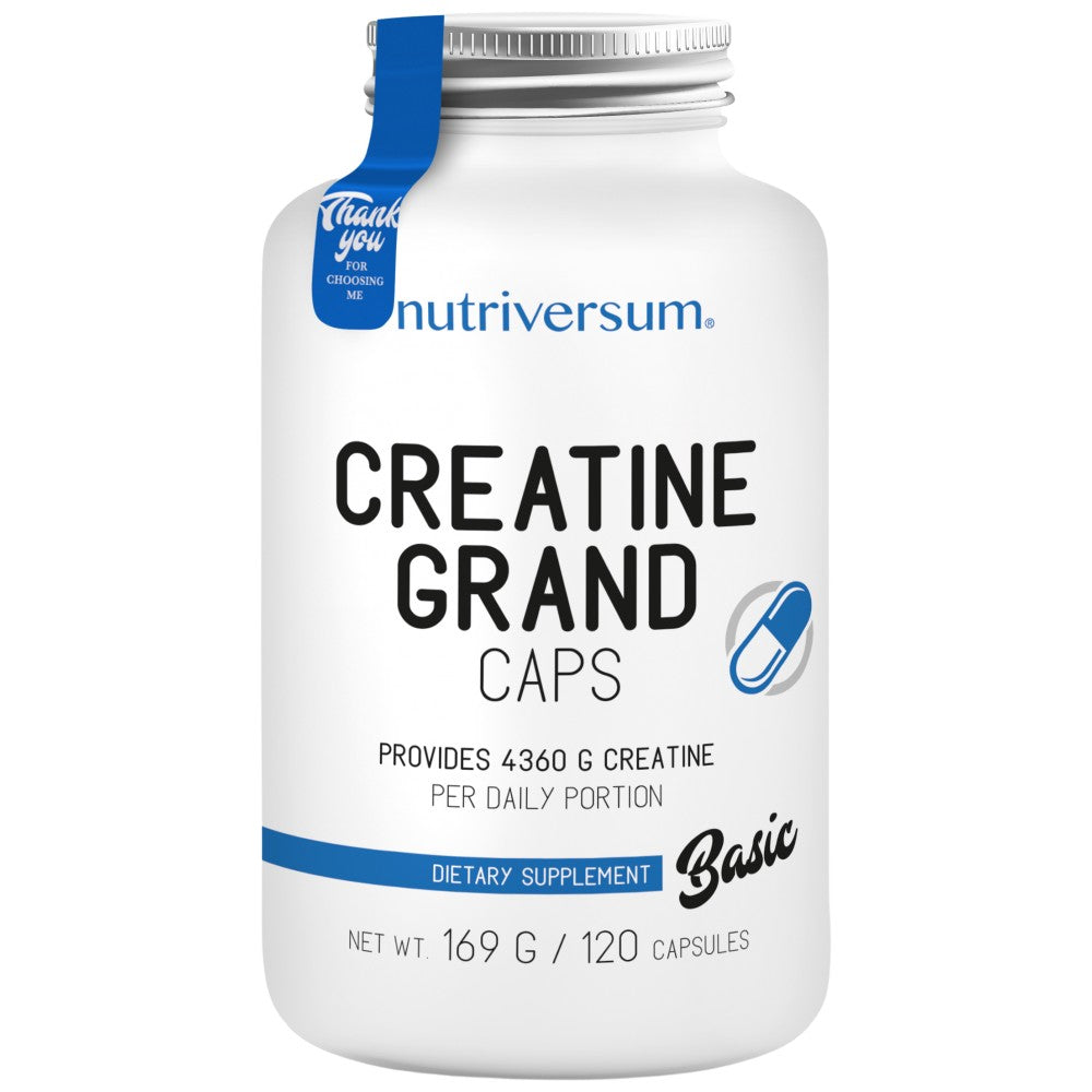 Créatine Grand Caps | Capsules de créatine monohydrate 120