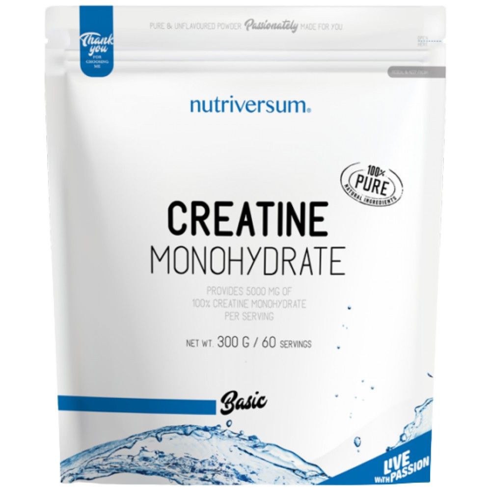 Poudre de monohydrate de créatine - 300 grammes
