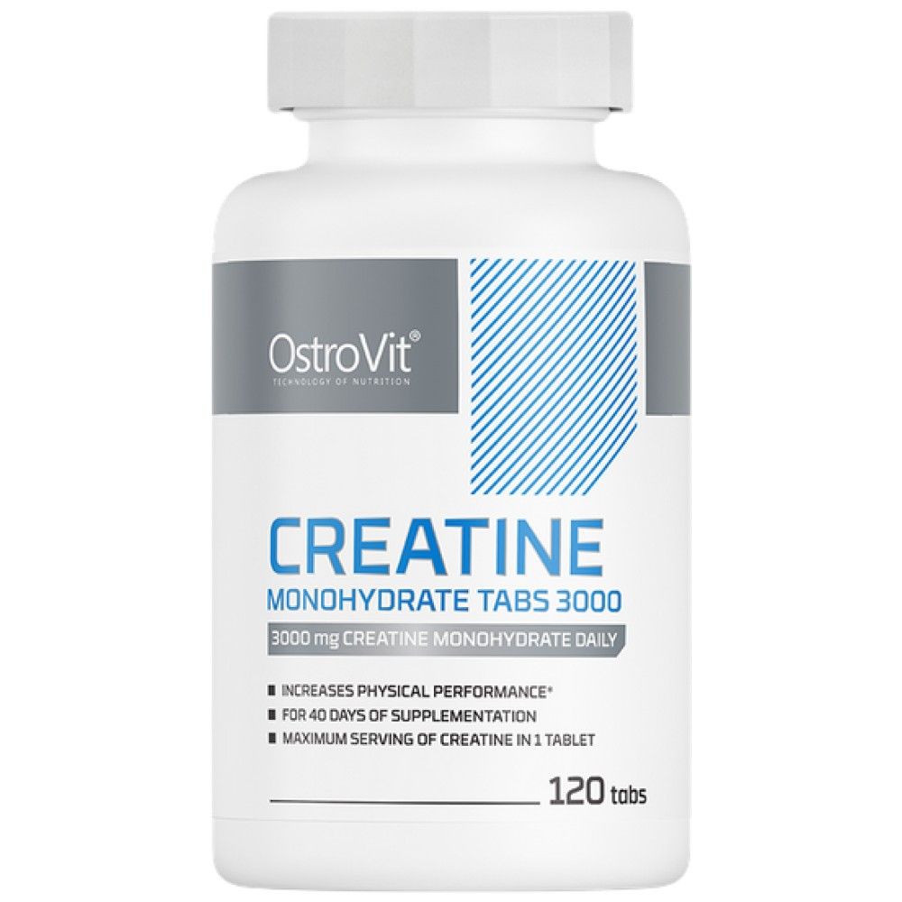 Tabs monohydratés de créatine 3000 - 300 comprimés