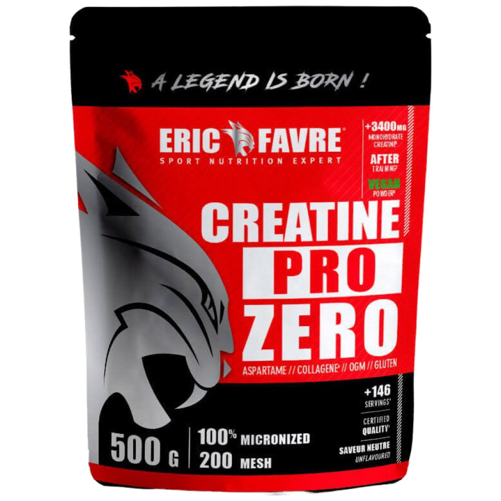 Creatine Pro Zero | Monohydrate de créatine micronisée - 500 grammes