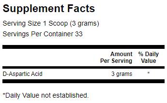 Acide d-aspartique 100 grammes