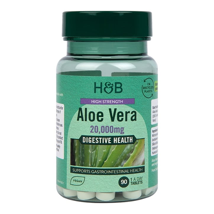 Aloe Vera Gel 20000 mg 90 comprimés Holland & Barrett