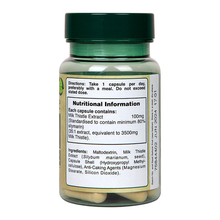 Extrait de chardon-lait (chardon-Marie) 30 capsules Holland & Barrett