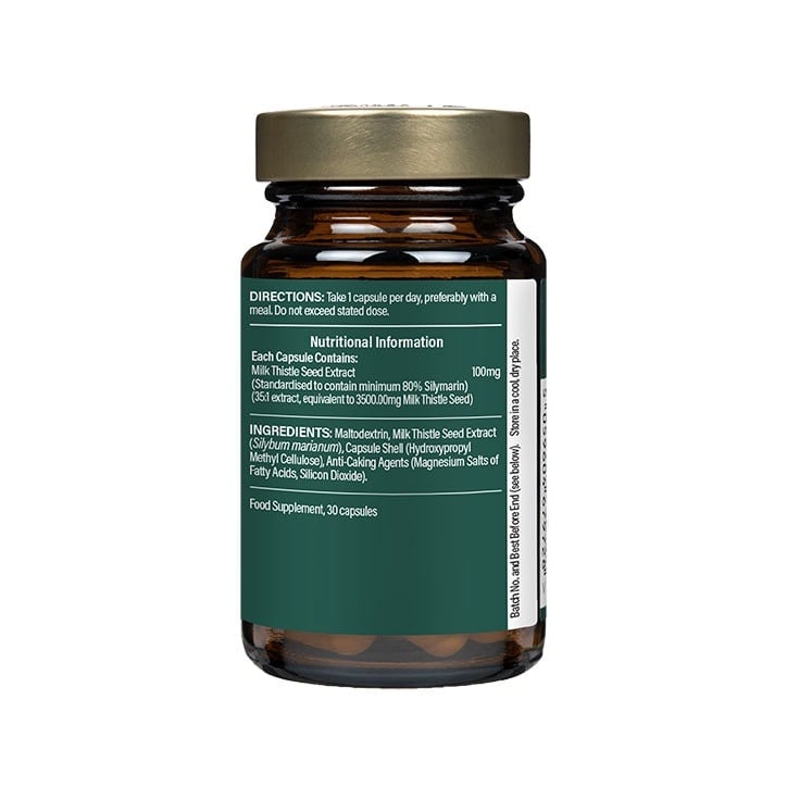 Extrait de chardon-lait (chardon-Marie) 30 capsules Holland & Barrett