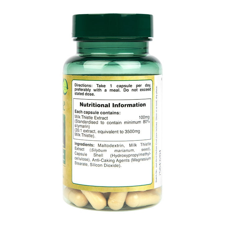 Extrait de chardon-lait (chardon-Marie) 60 capsules Holland & Barrett