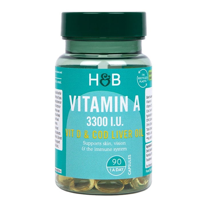 Vitamine A 3300 UI - 90 capsules de gel