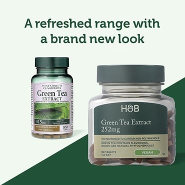 Extrait de thé vert 315 mg 100 comprimés Holland & Barrett