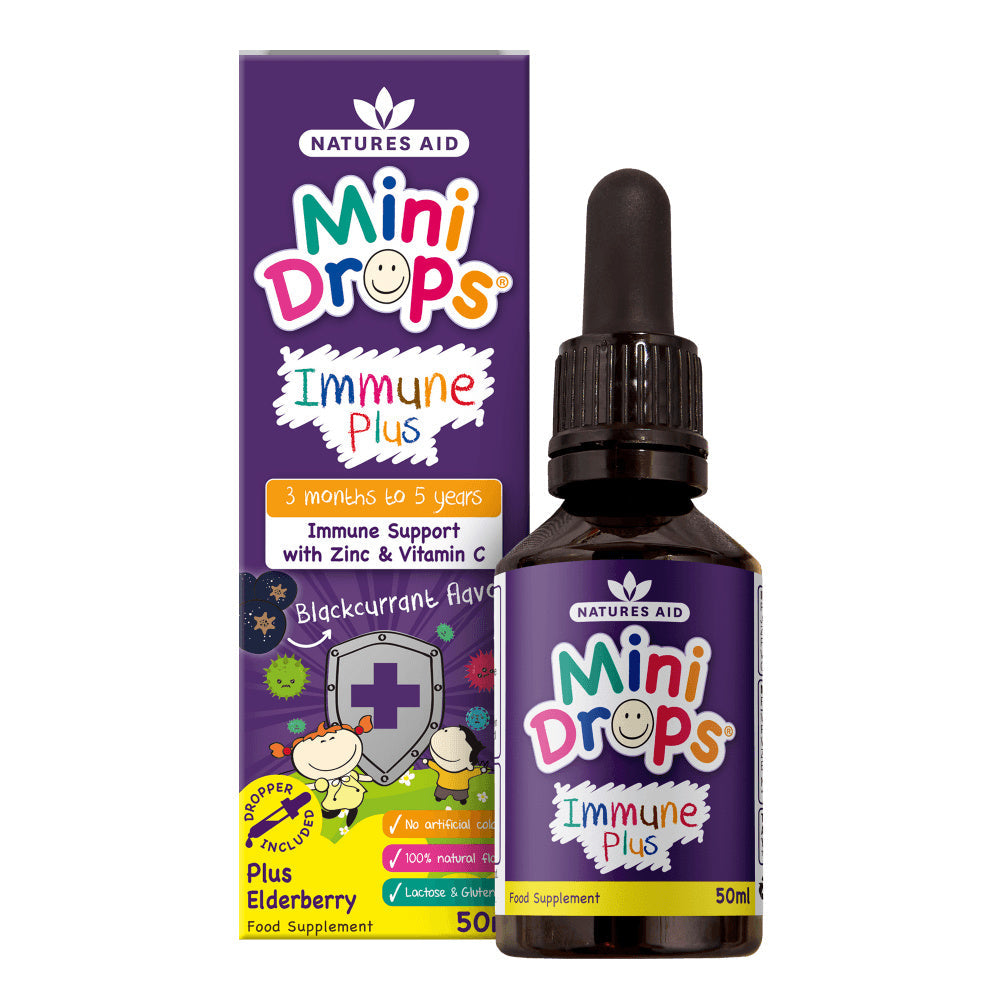 Formule immunitaire avec gouttes de sureau pour enfants (mini gouttes immunitaires plus) 50 ml naturesaid