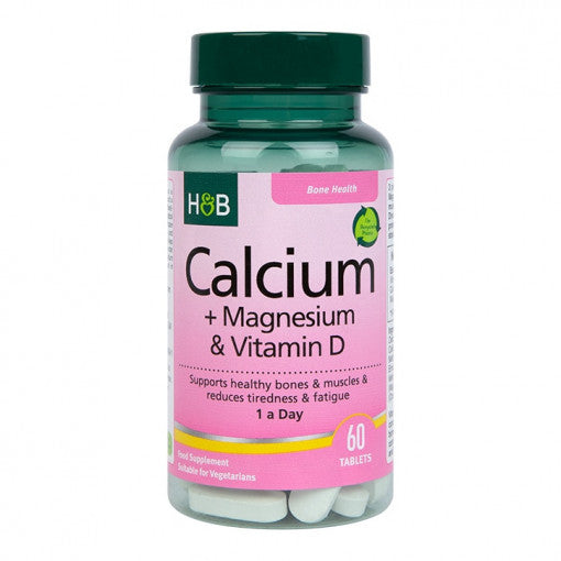 Magnésium de calcium et vitamine D (calcium, magnésium et vitamine D) 60 comprimés Holland & Barrett
