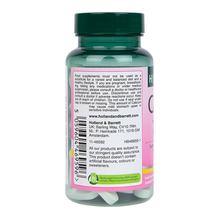Magnésium de calcium et vitamine D (calcium, magnésium et vitamine D) 60 comprimés Holland & Barrett