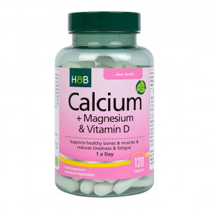 Magnésium de calcium avec vitamine D3 - 120 comprimés