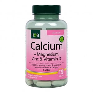 Calcium, magnésium, zinc et vitamine D (calcium, magnésium, zinc et vitamine D) 120 comprimés Holland & Barrett