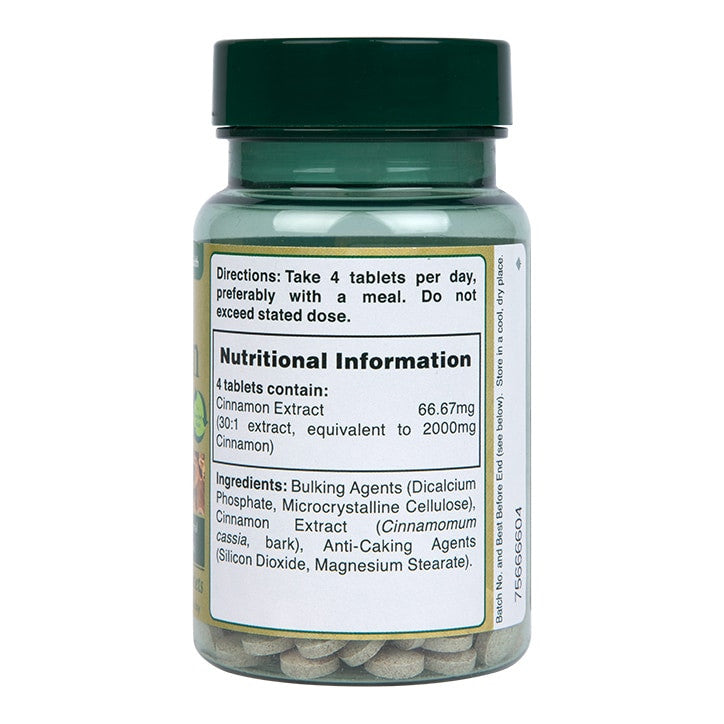 Cannelle 500mg 90 comprimés Holland & Barrett