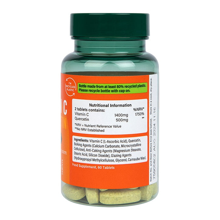 Quercétine + vitamine C 60 comprimés Holland & Barrett