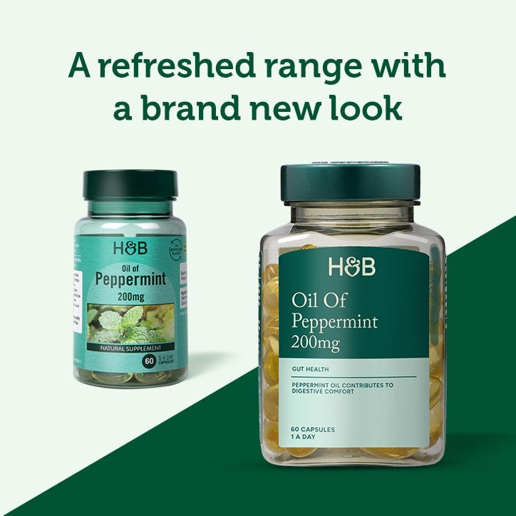 Huile de menthe poivrée 200 mg - 60 capsules