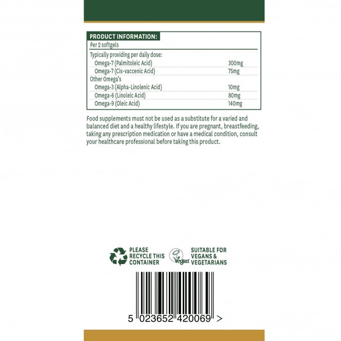 Huile de terre de mer (Omega-3-6-7-9) (Huile de terre de mer) 500 mg 60 capsules molles