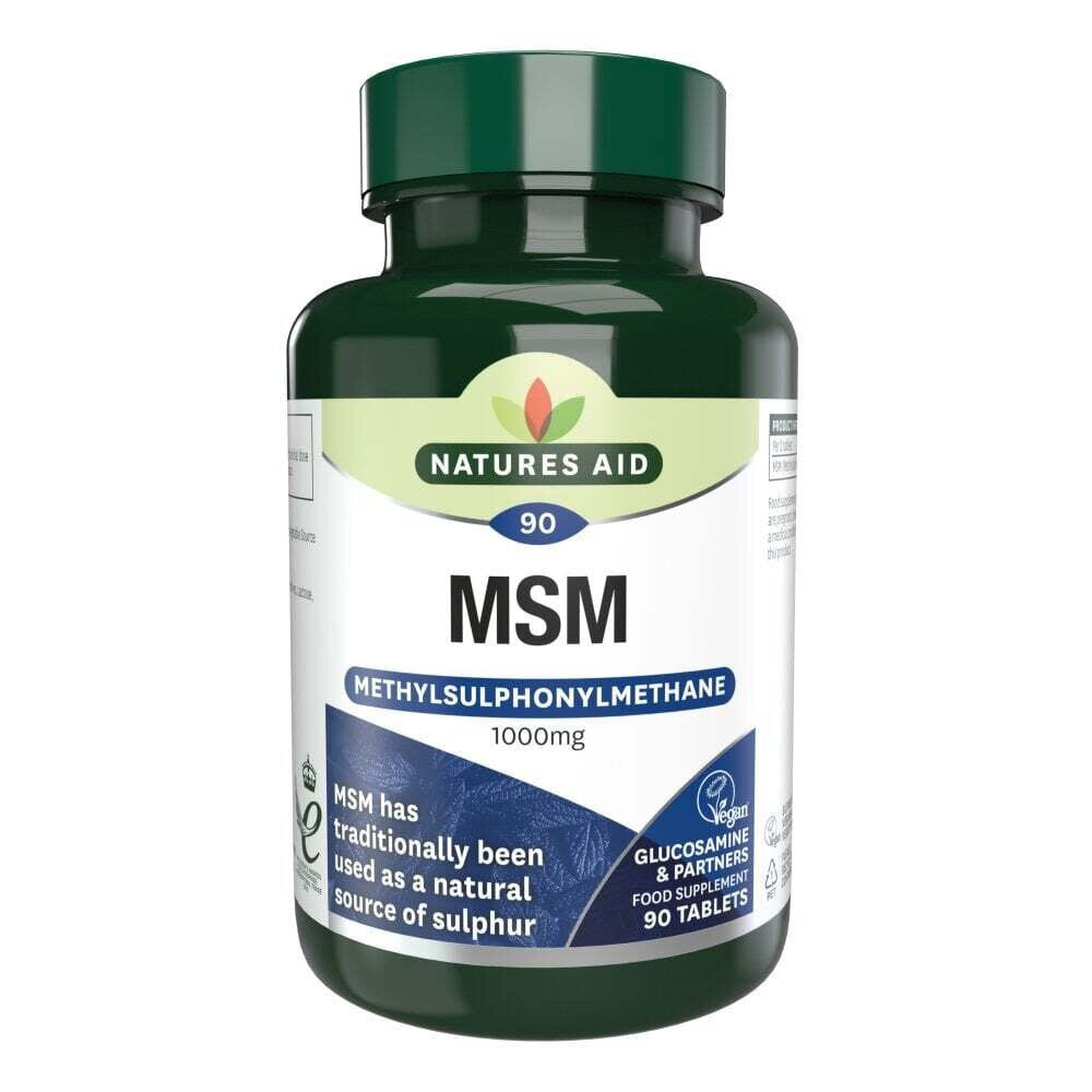 Méthylsulfonylméthane MSM (méthylsulfonylméthane msm) 1000 mg 90 comprimés naturesaid