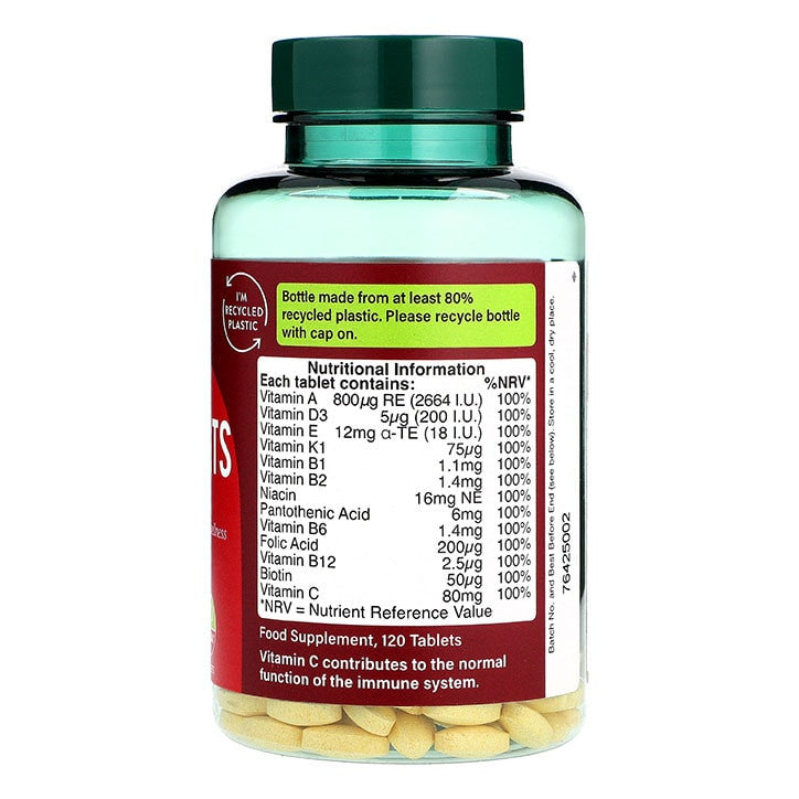 Multivitamines et minéraux (multivits) 120 comprimés Holland & Barrett