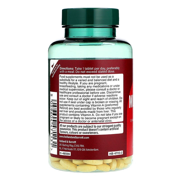 Multivitamines et minéraux (multivits) 120 comprimés Holland & Barrett