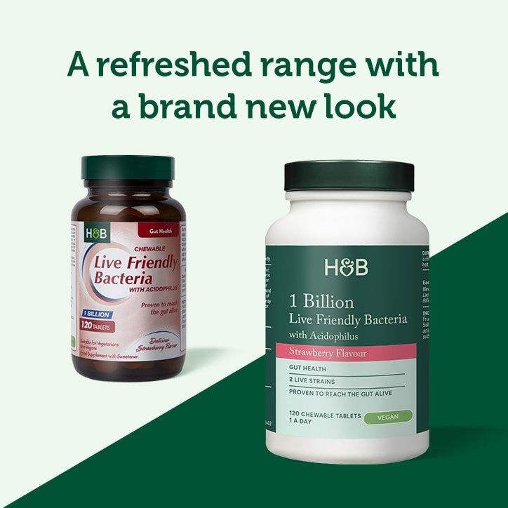 Probiotique avec acidophilus (fraise à croûte d'acide 1 milliard) 1 milliard) 1 milliard. 120 comprimés à croquer Holland & Barrett