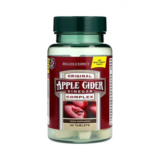 Complexe de vinaigre de cidre de pomme 40 comprimés Holland & Barrett