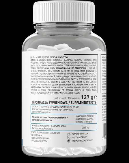 Capsules DAA 1000/D-ASSARTIC 120