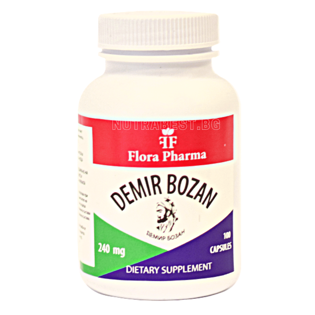 Demir Bozan 480 mg/100 capsules, 50 doses/Flora Farma