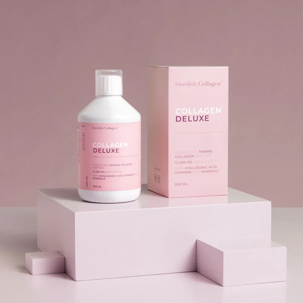 Collagène de poisson Deluxe® 12 500 mg avec de l'acide hyaluronique 75 mg - 500 ml