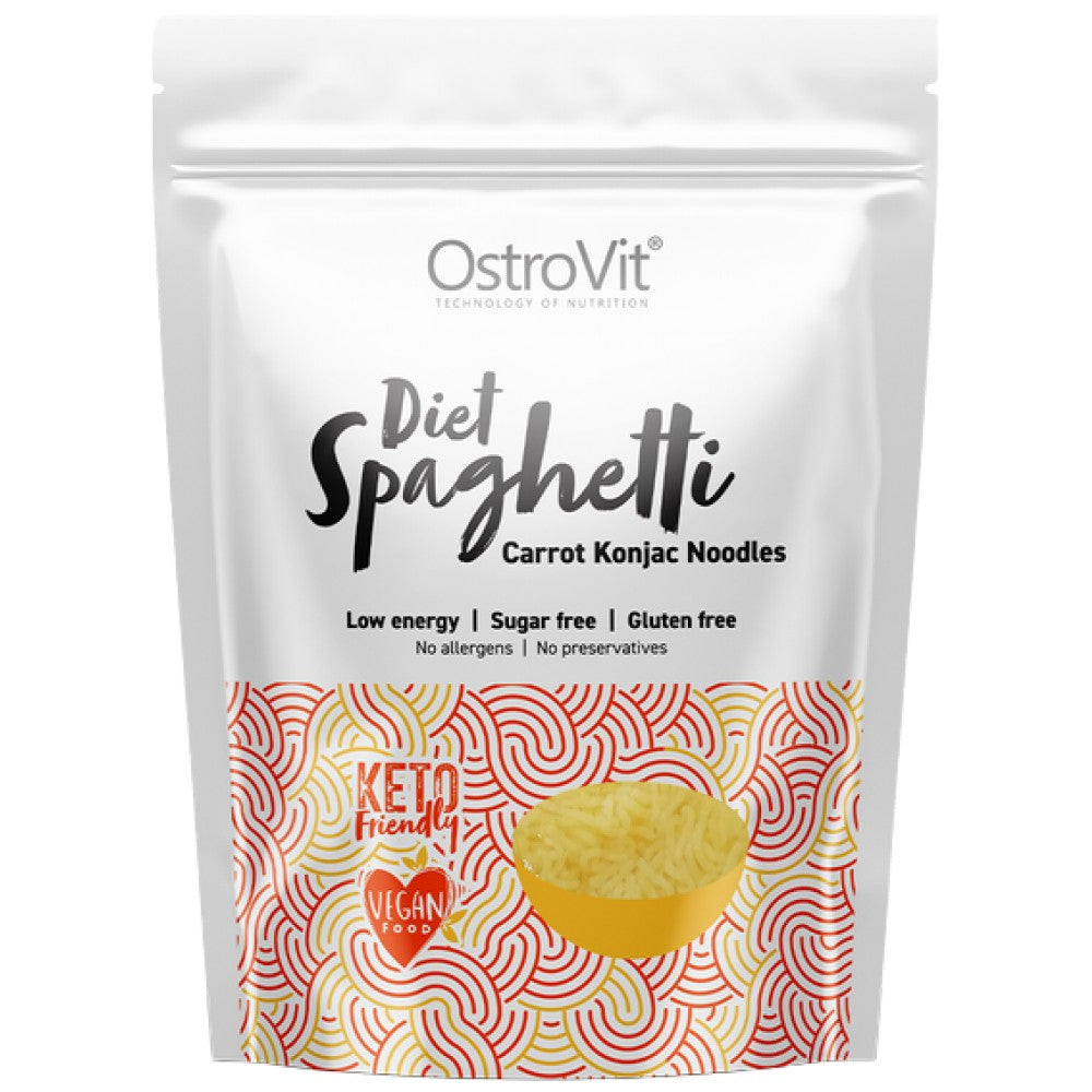 Diet Spaghetti + Carrot/Keto-Friendly Low Calorie Konjac Noodles 400 grammes