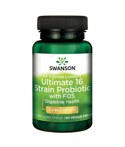 Probiotique ultime 16 de la souche du Dr Stephen Langer avec FOS - 60 capsules