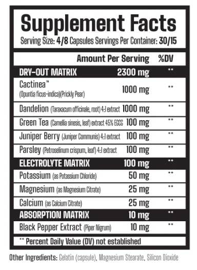 Séchage | Diurétique naturel - 120 capsules