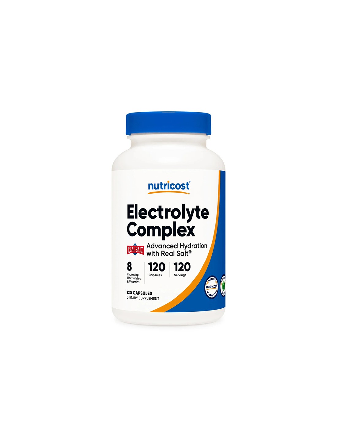Électrolytes + Vitamines et minéraux - Complexe électrolytique, 120 <tc>Nutricost</tc> capsules