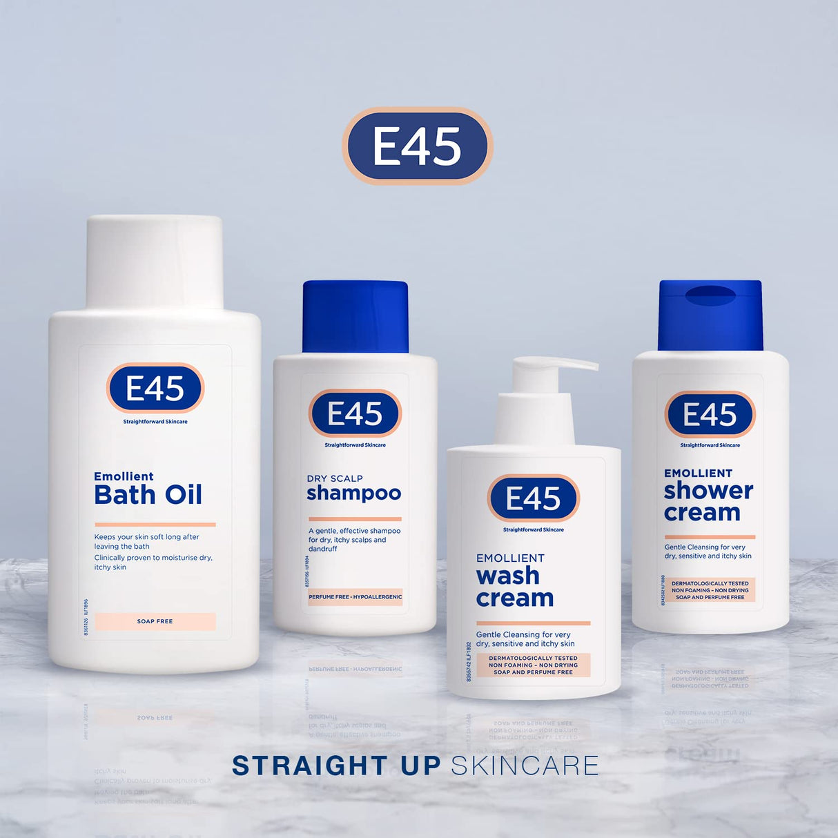 Shampooing dermatologique E45 contre le cuir chevelu sec - 200 ml