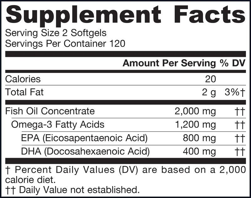 Balance EPA-DHA - 120 capsules de gel