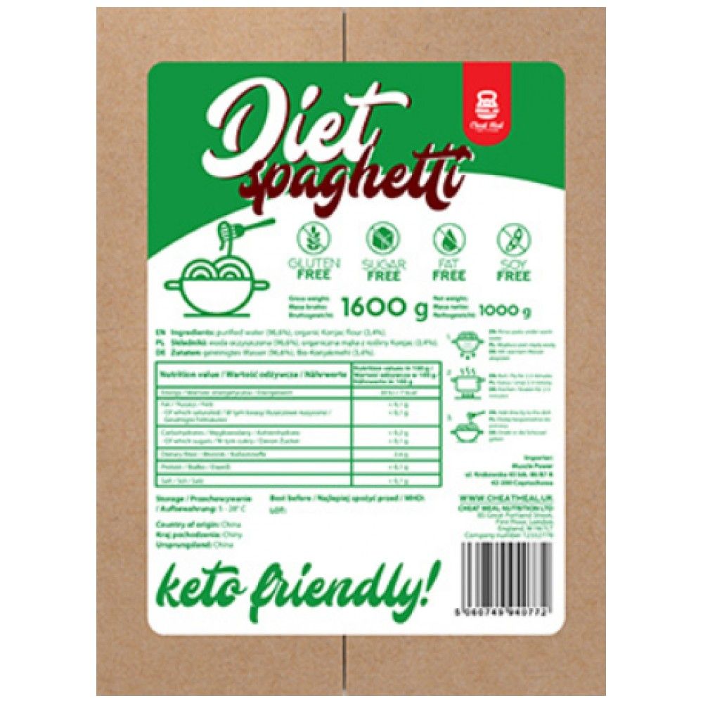 Diet Spaghetti | Konjac amical Keto - 1000 grammes