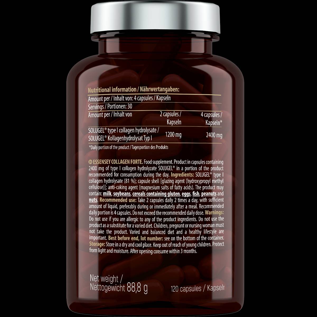 Collagène Forte 600 mg - 120 capsules