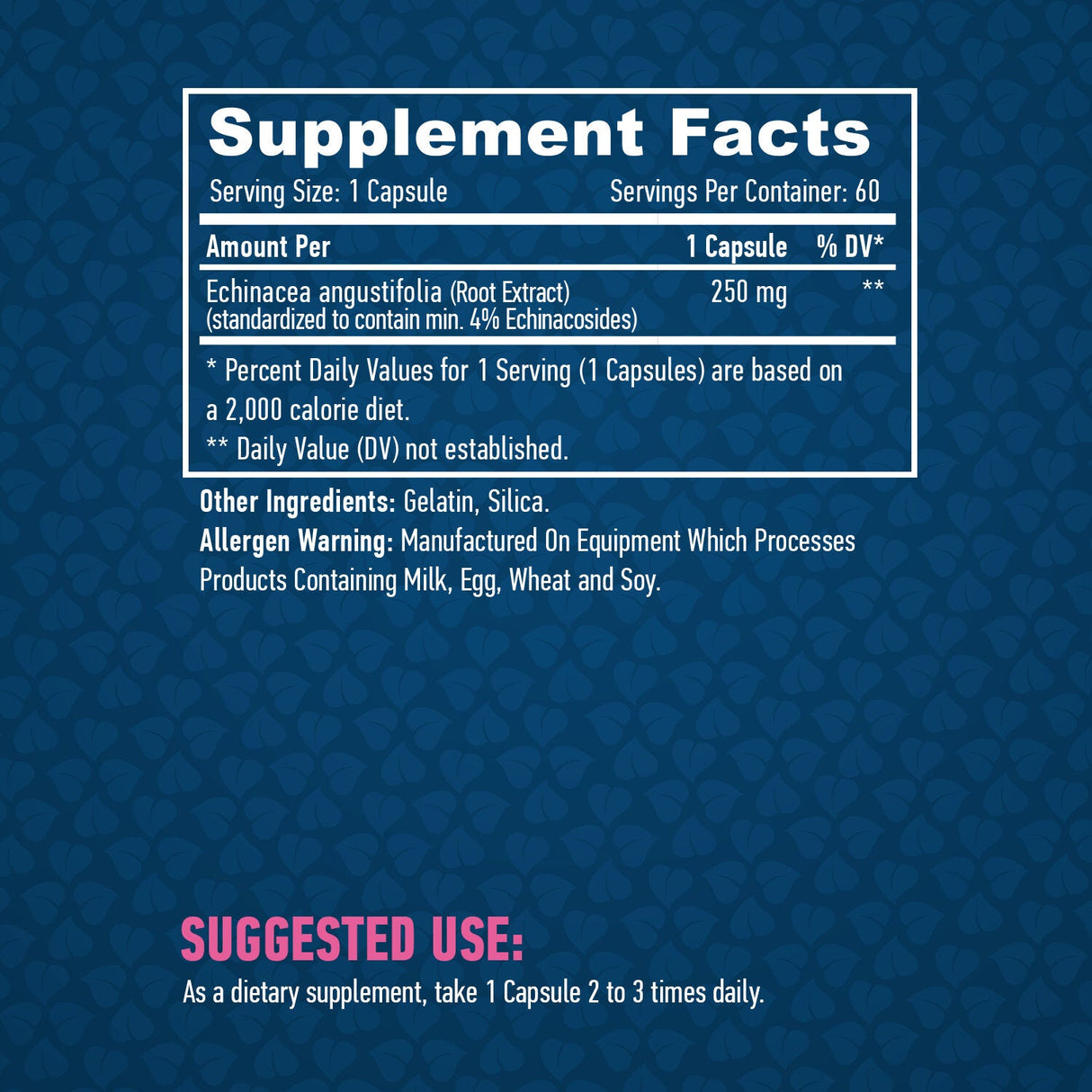 Échinacée 250 mg./60 Caps.