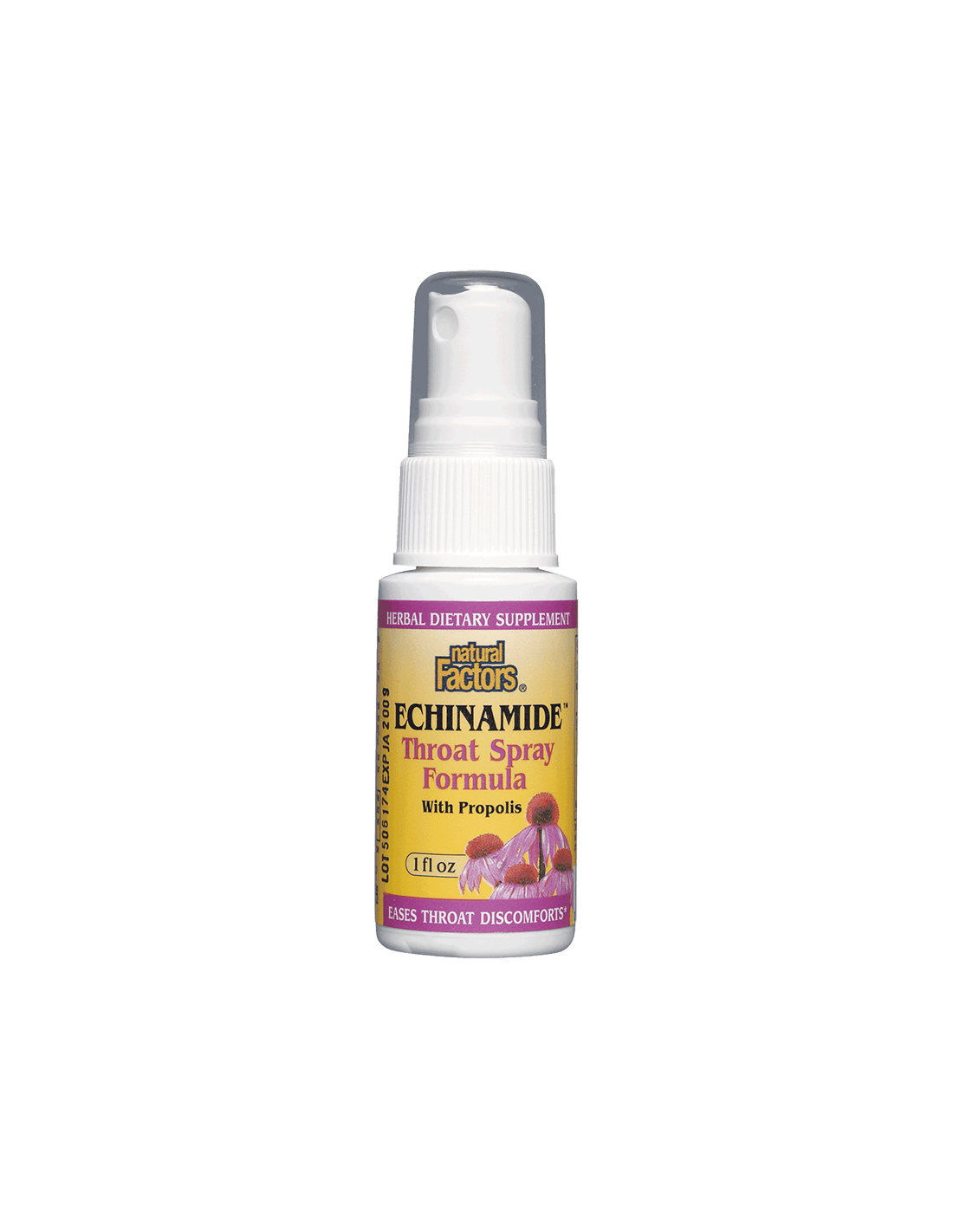 Formule de pulvérisation de gorge échinamide®/pulvérisation de gorge avec échinacée et propolis x 30 ml/50 doses