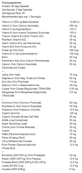 Capsules Multi - 90 Eco Green