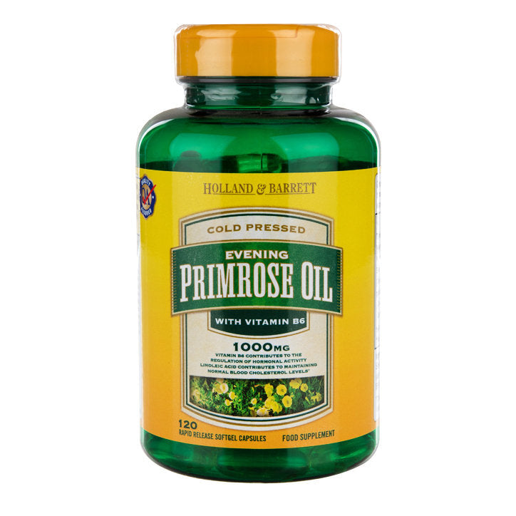 Huile de prime de soirée 1000mg 120 Capsules Holland & Barrett