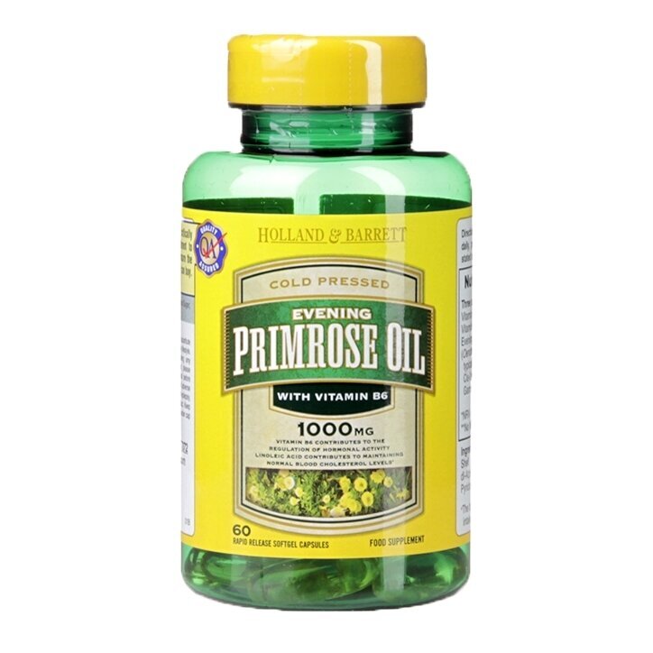 Huile de prime de soirée 1000 mg 60 capsules Holland & Barrett