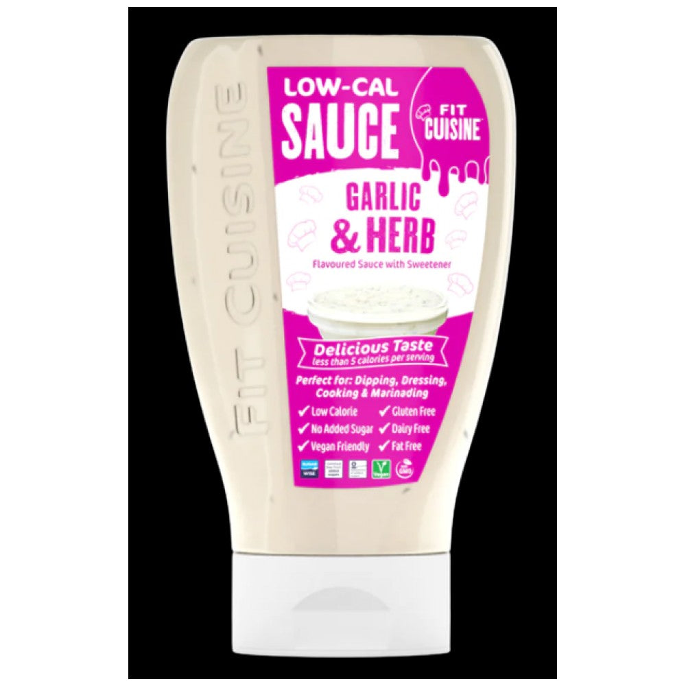 Ajuster Sauce à faible teneur en calcul | Ail et herbe - 425 ml
