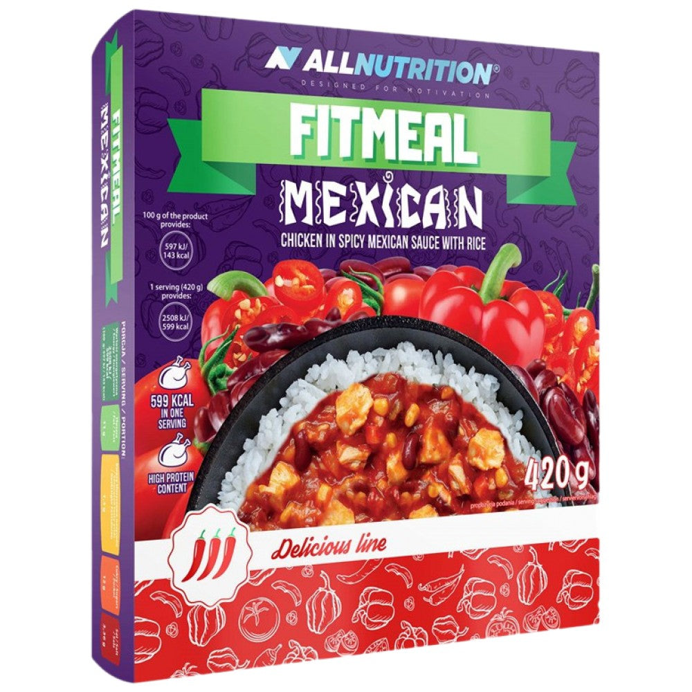 Fitmeal Mexican | Read-to-eat High-Protein Meal - 420 grammes